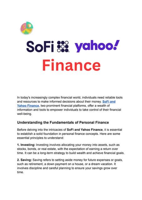 What You Need To Know About Sofi Warrants Yahoo Finance