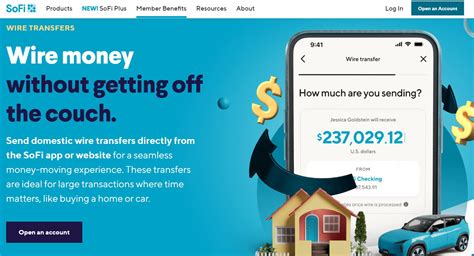 sofi wire transfer