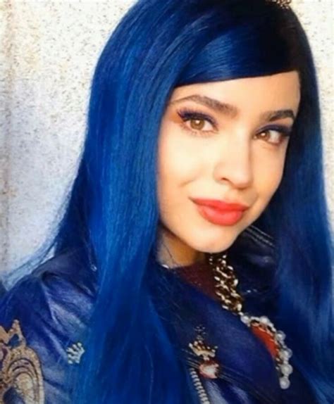 sofia carson blue hair