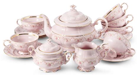 sofia rose porcelain tea set