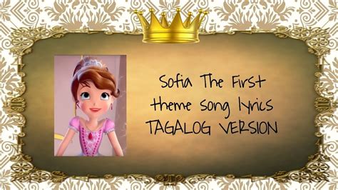 sofia the first lyrics tagalog