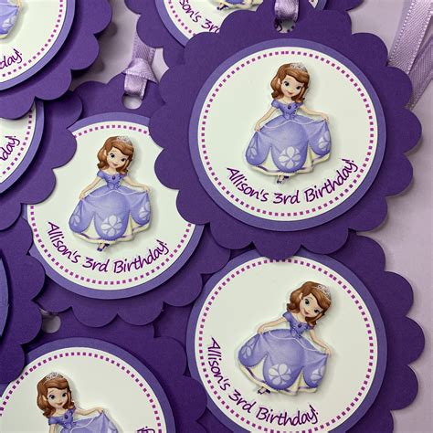 sofia the first party favors