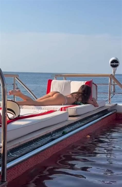 sofia vergara sunbathing