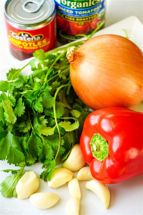 Sofrito Rice Ingredients