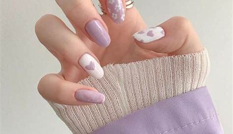 Soft Pink Nails Aesthetic Pastel Cow Light