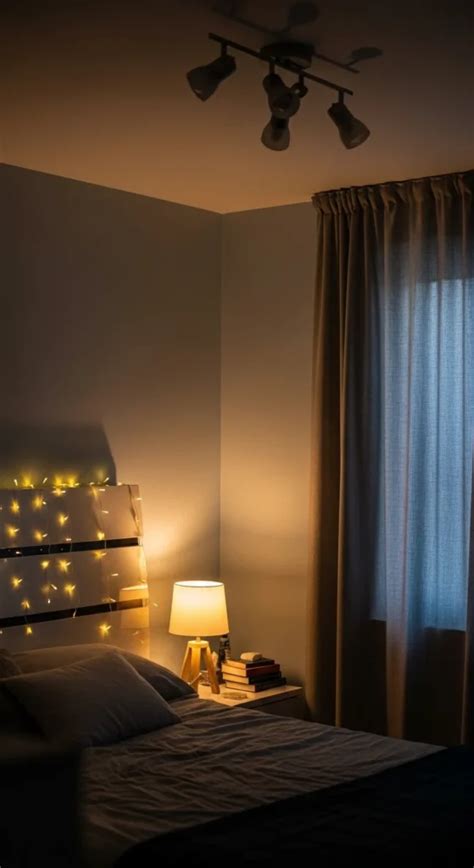 Soft bedroom lighting