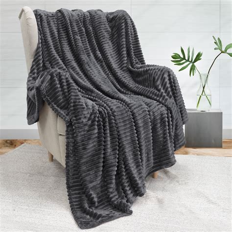 Soft Blanket Throw Grey