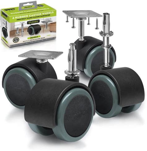 soft chair casters for hardwood floors