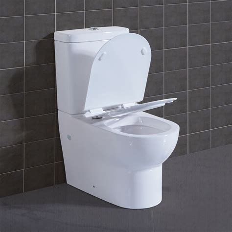 soft close toilet seat for back to wall pan