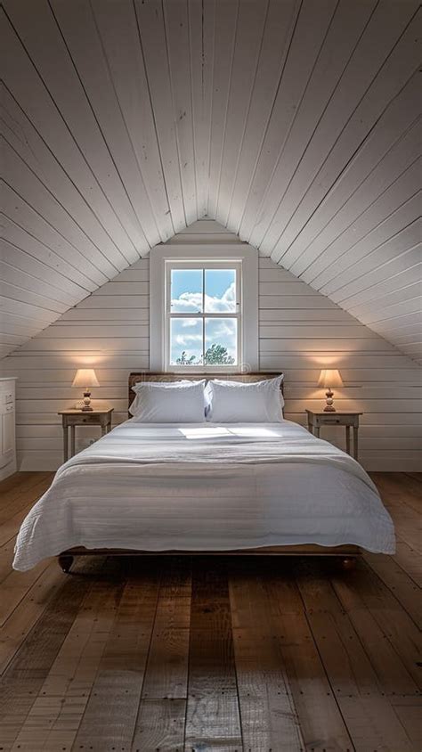 Soft Lighting in Attic Bedroom
