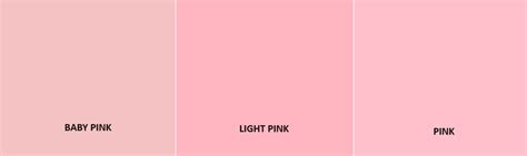 Soft Pink Vs Light Pink