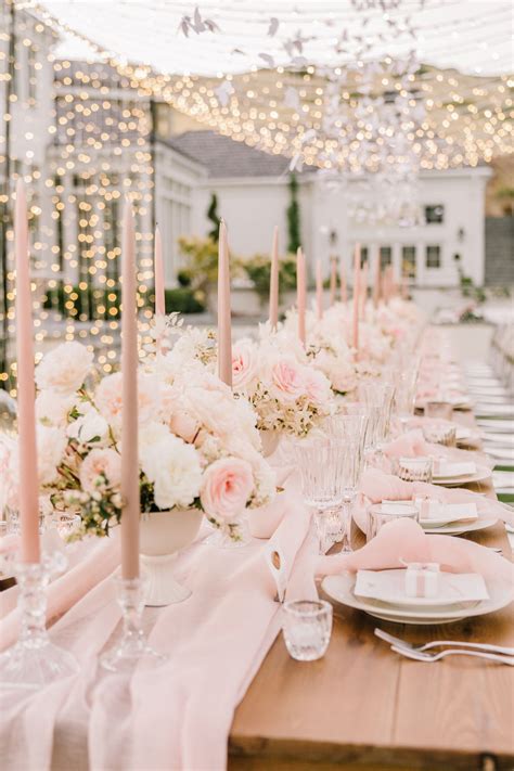 Soft Pink Wedding Decor In 2023