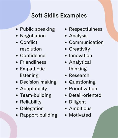 soft skills definition and examples interview