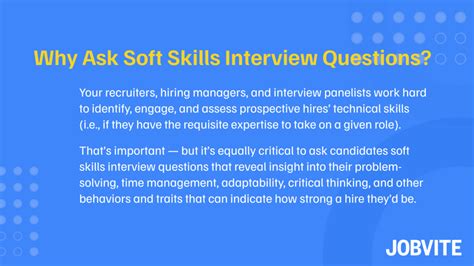 Soft Skills Questions For An Interview