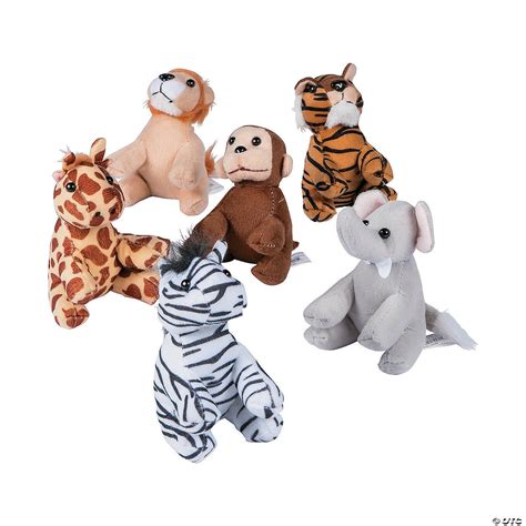 Soft Stuffed Zoo Animals