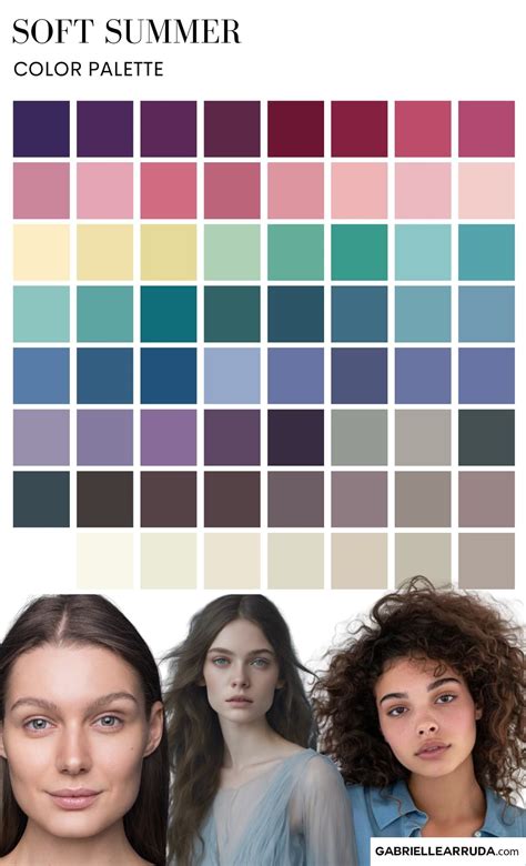 soft summer color analysis