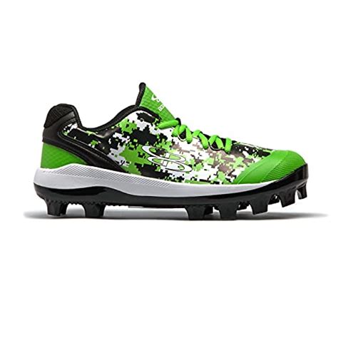 softball cleats green