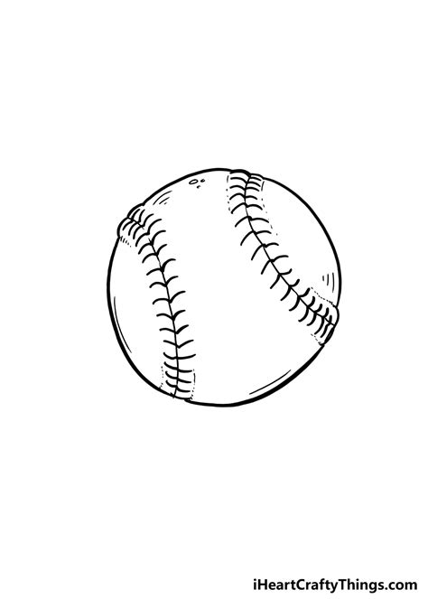 Softball Drawing