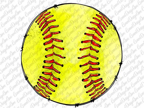 Softball Drawing Designs
