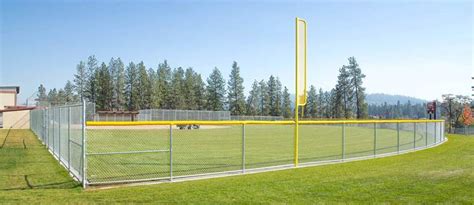 softball outfield fence