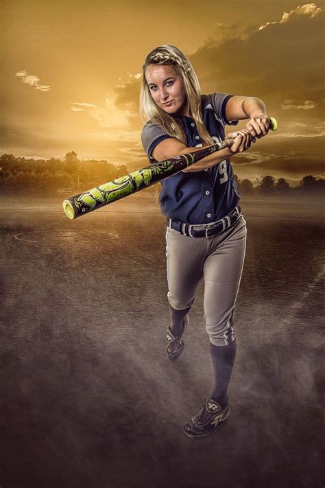 softball photography poses