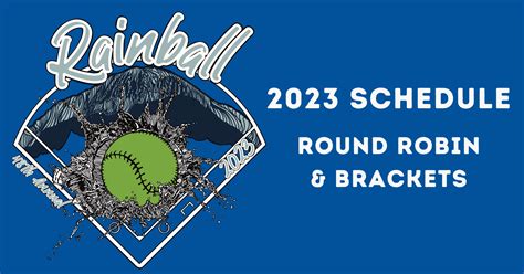 Softball Tournament Schedule