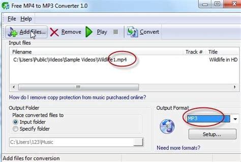 Software Converting MP4 to MP3