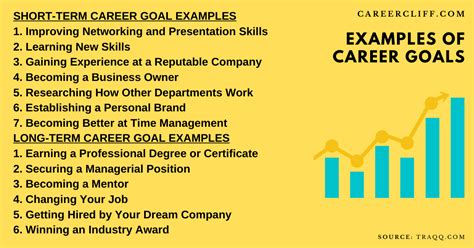 software developer career goals examples
