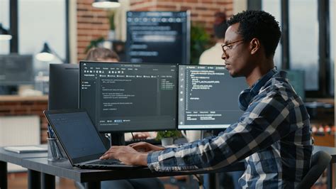 software developer do coding