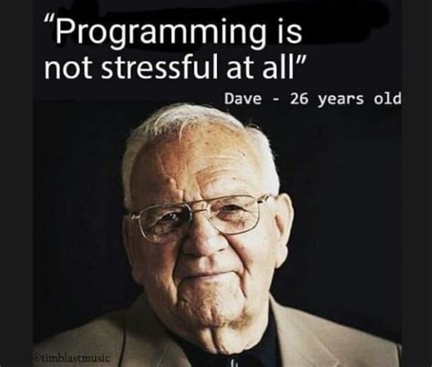software development is not stressful