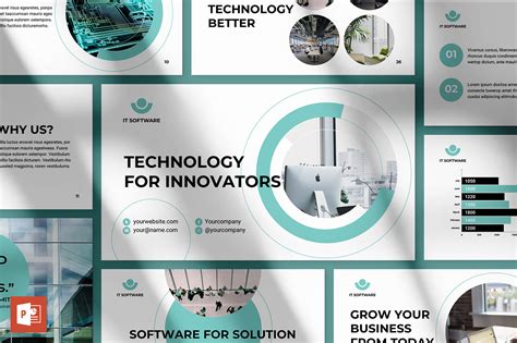 software project presentation ppt template
