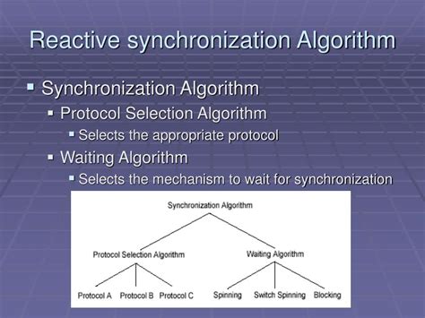 Software Synchronization Algorithms