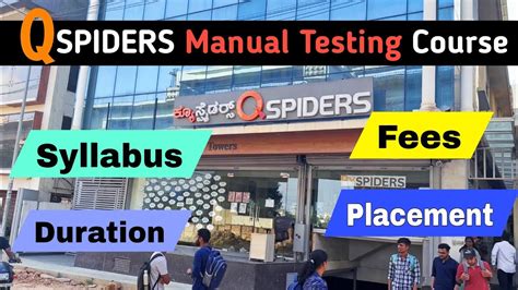 Software Testing Course Fees In Qspiders Bangalore