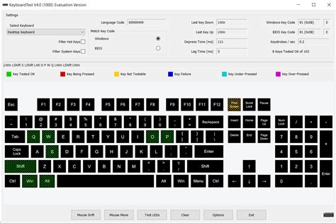 software to check keyboard keys