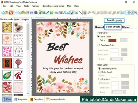 Software To Make Printable Greeting Card