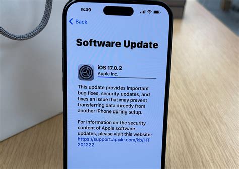 software update iphone 15 plus