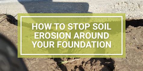 soil erosion around foundation