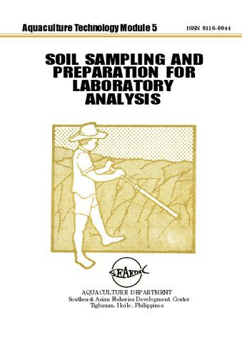soil sampling preparation and analysis pdf