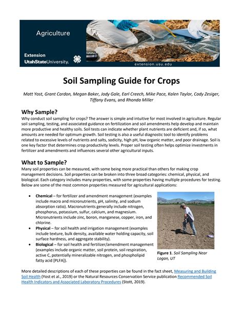 soil sampling techniques pdf notes