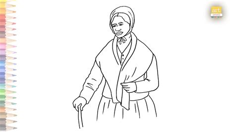 sojourner truth drawing easy