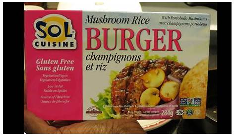 Sol Cuisine Burger Review Mushroom Rice Product ! (Vegan