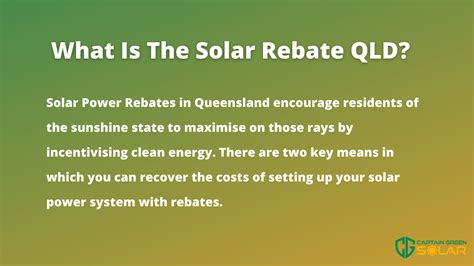 What Are Solar Electricity Rebates In Queensland?