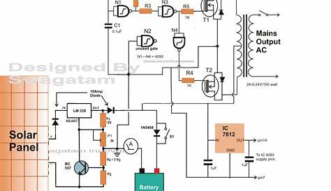 Solar Hybrid Inverter Circuit Diagram For 1.5 Ton AC