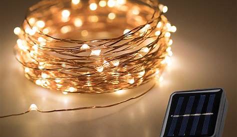 Solar Powered Led Fairy Lights Review 50100 LED Power String Lamps