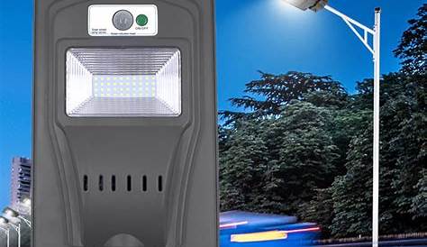 Solar Powered Led Flood Light Motion Detector Weatherproof Nature Power Black Outdoor Activated 60