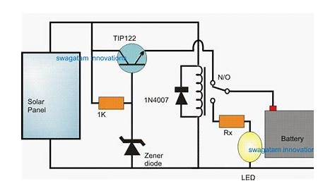 Solar Powered Led Lamp Circuit Simple LED Street Light System Using LM338 IC