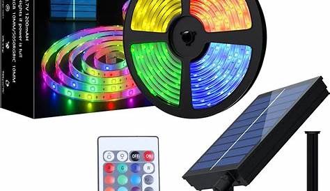 Solar Strip Lights Beswill 16 4 Feet Led Flexible And Cuttable