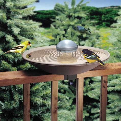 Solar Bird Bath Agitator