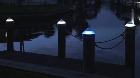 solar dock piling cap light