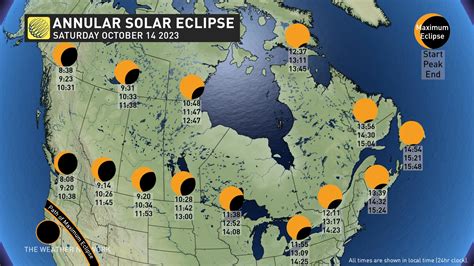 solar eclipse 2023 ontario
